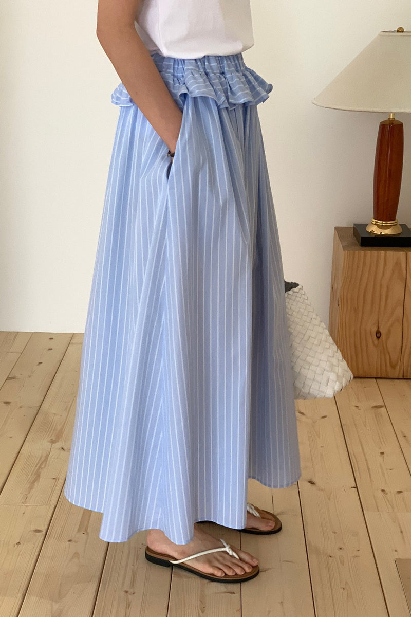 Ruffle Long Skirt