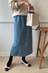 Corduroy H-line Skirt