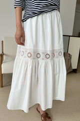 Lace Panel Skirt