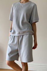 Waffle Short Sleeve Top