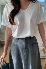 Essential U-Neck Tee