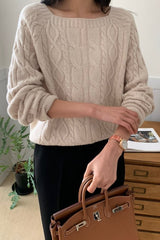 Square Cable Knit