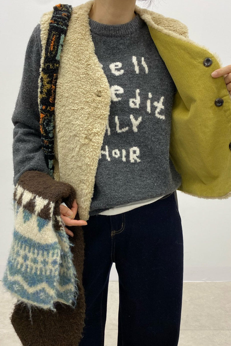 Reversible Teddy  Vest