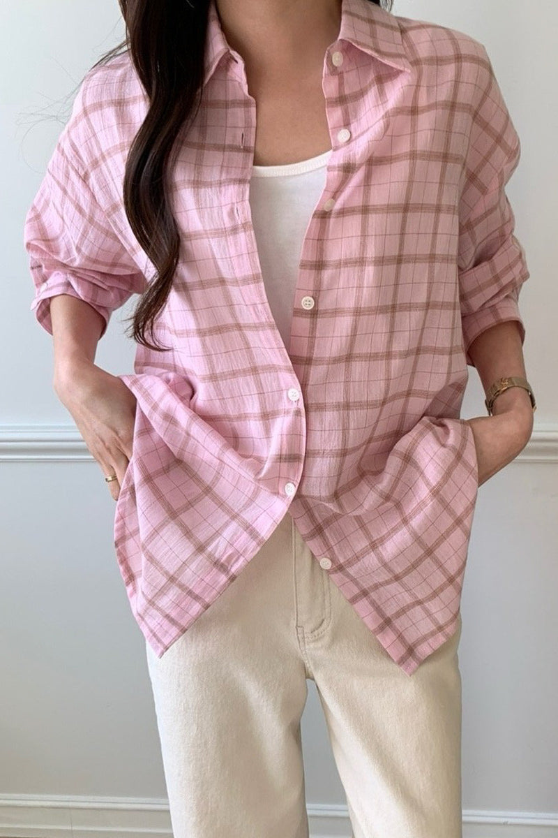 Soft Sheer Check Shirt