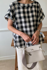 Big Gingham Blouse
