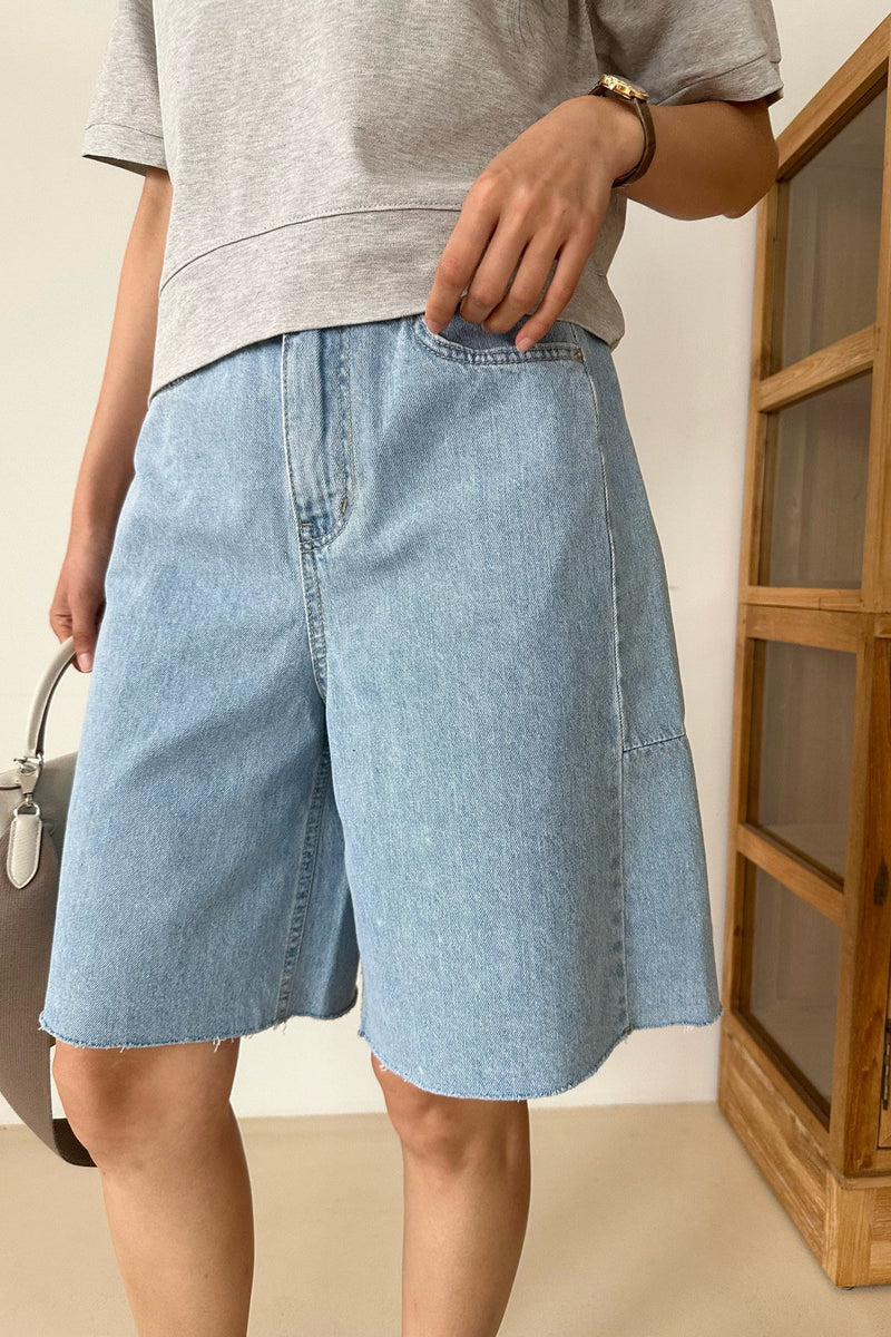 Light Mood Half Denim