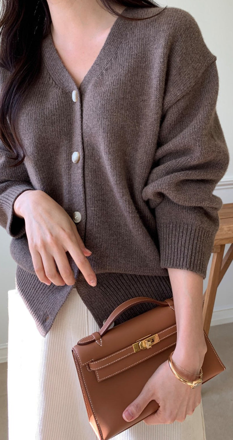 Modern Button Cardigan