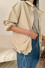 Spring Hooded Windbreaker