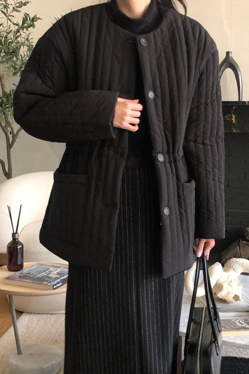 Quilted Sherpa Warmth Jacket