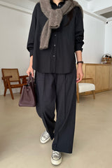 Warm Pintuck Slacks