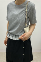 Frill Lace Stopper Tee
