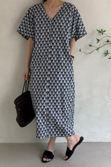 Leafy Yarn Dye Dress