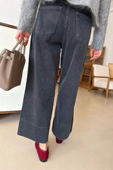 Straight Charcoal Denim