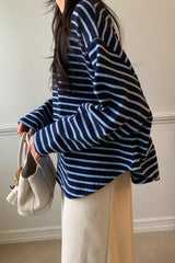 Warm Peach Stripe Tee