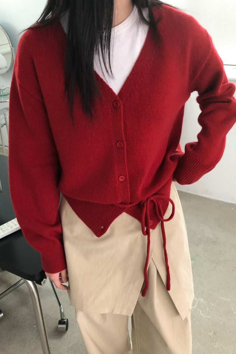 Soft Tie Waist Cardigan