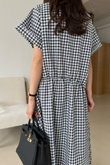 Easy Gingham Day Dress