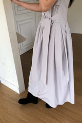 Gathered Tie Front Maxi