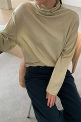 Tencel Turtleneck Tee