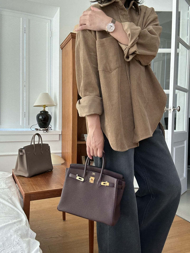 Boxy Pocket Corduroy Shirt