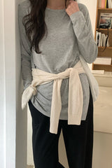 Soft Drape Slit Tee