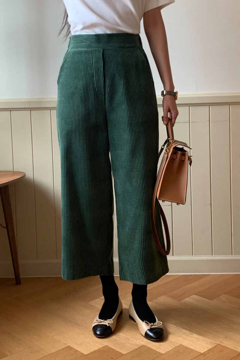 Winter Texture Wide Pants