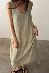 Drop Waist Midi Dress