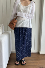 Ditsy Floral Midi Skirt