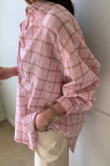 Soft Sheer Check Shirt