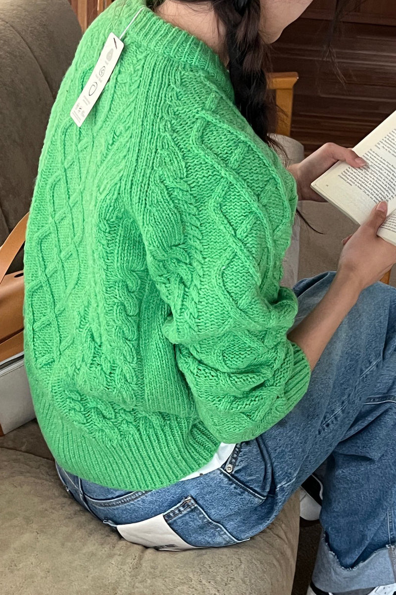 Retro Cable Sweater