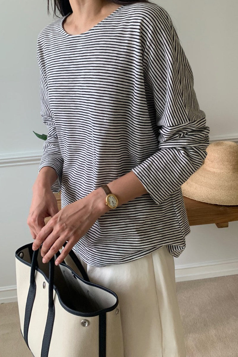 James Stripe Loose Tee