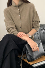 Alto High Neck Cardigan