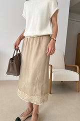 Silk Lace Skirt