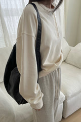 Liv Snap Button Sweatshirt