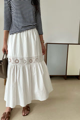 Lace Panel Skirt