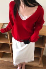 Jenna V Neck Knit