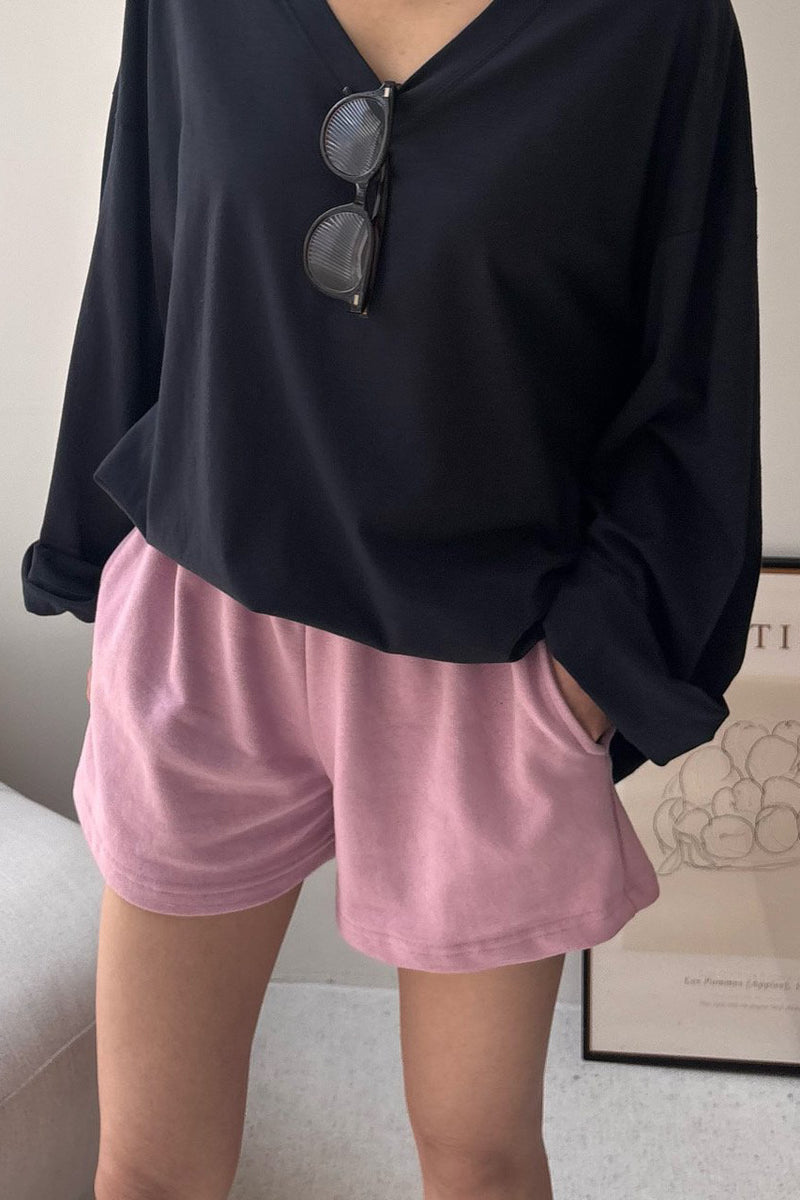 Silky V-neck Tee