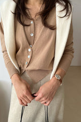 Double Button Cardigan