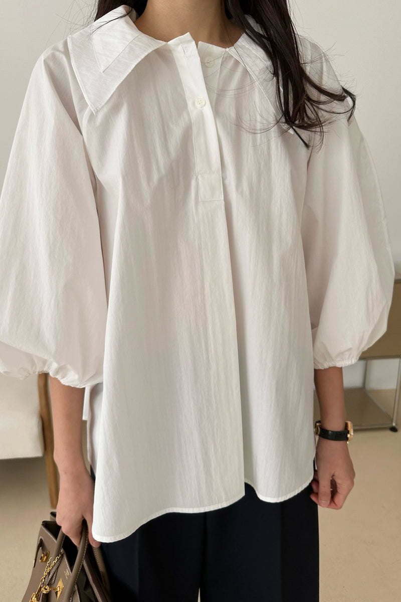 Volume Collar Blouse