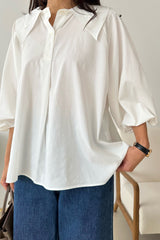 Cube Collar Blouse