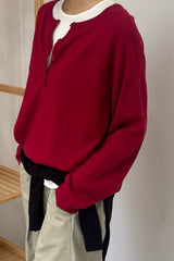 Button Round Knit