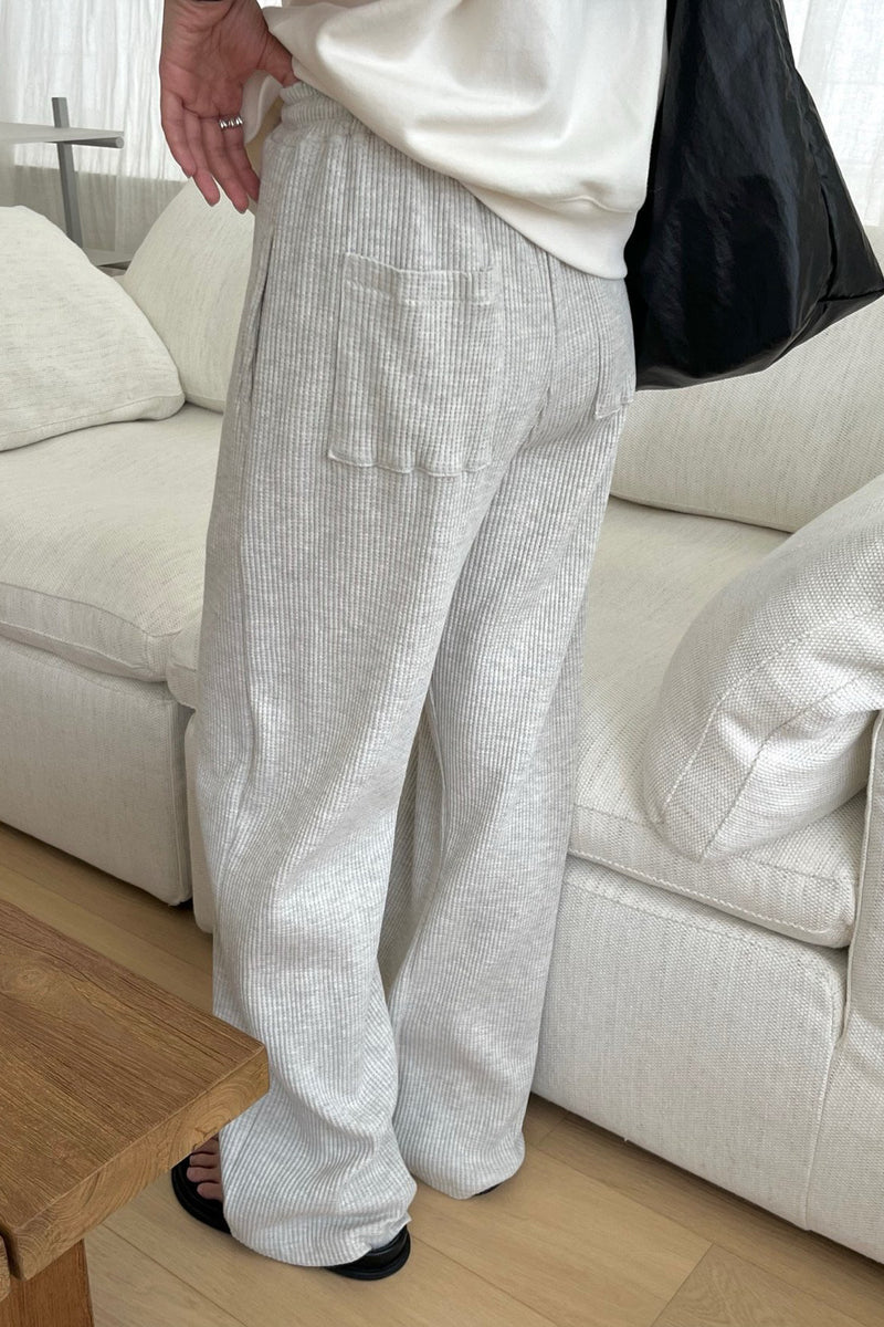 Cozy Waffle Wide Pants