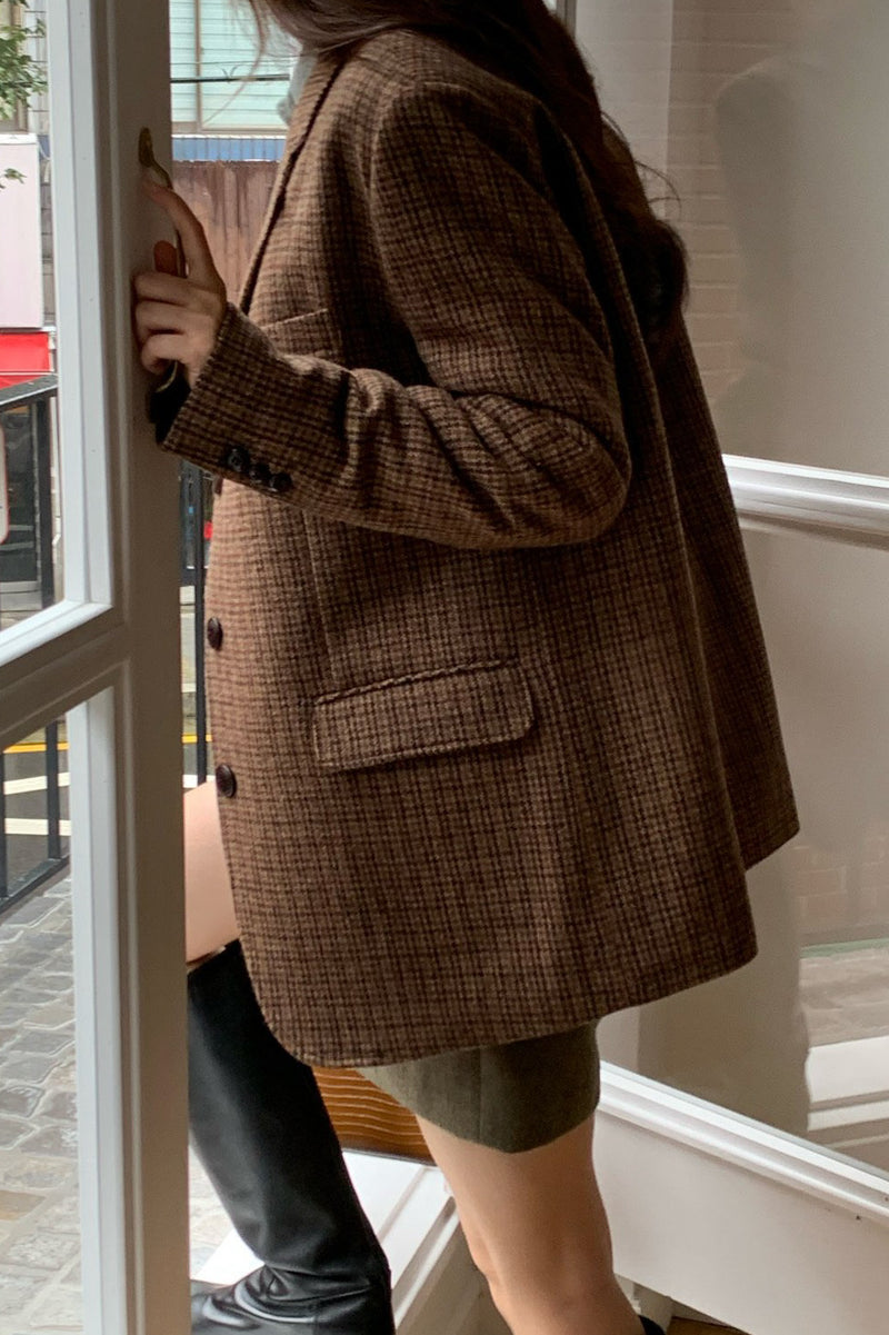 Ver Wool Check Jacket
