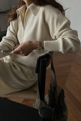Zip Up Knit Set (also sold separately)