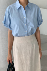 Twisted Rolle Up Shirt