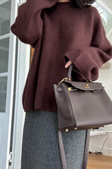 Flare Sleeve Wool Sweater