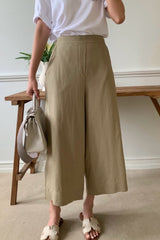 Tencel Wide Banded Pants