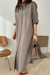 Maxi Shirt Dress