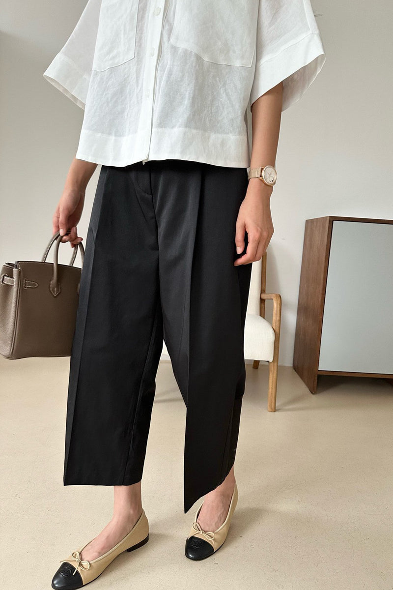Polished Pleat Pants