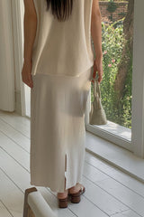 Boatneck Skirt Set