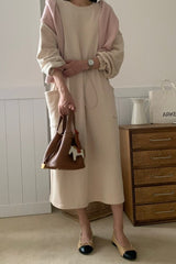 String Terry Dress